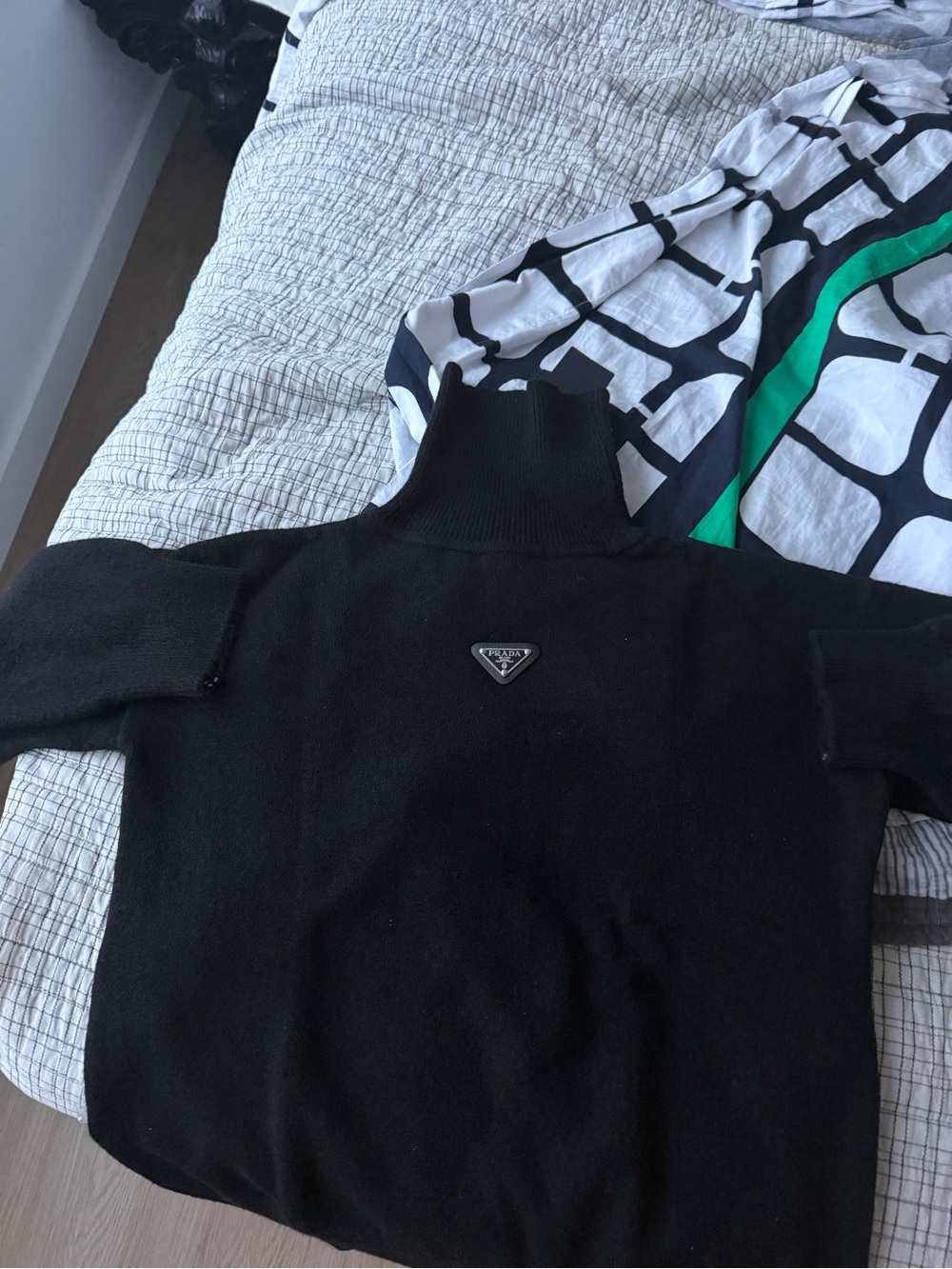 Prada Black Turtleneck Sweater women